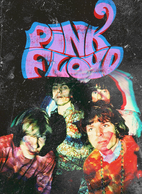 Pink Floyd portrait psychédélique